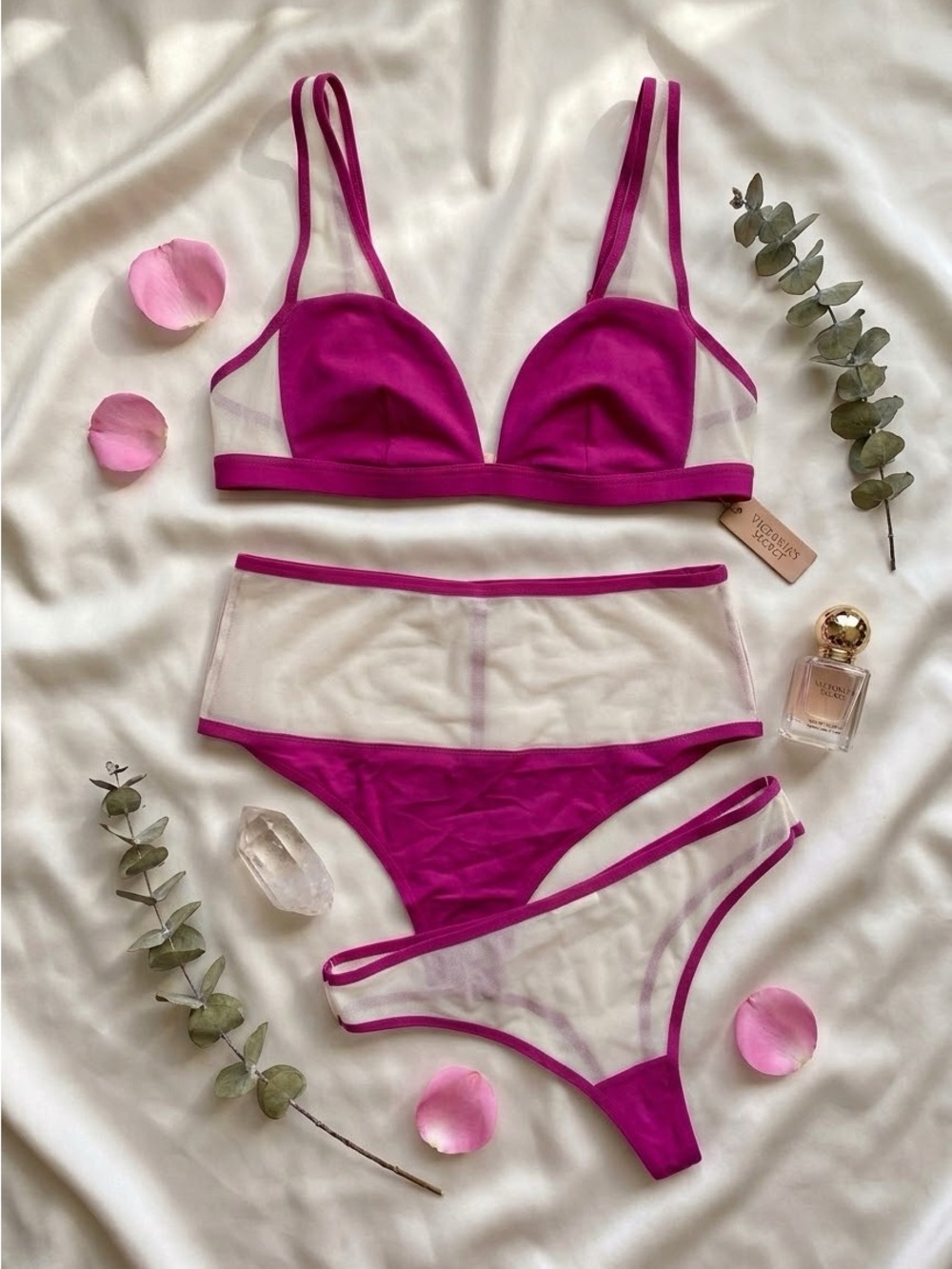 Victoria’s Secret Luxe Lingerie Bra & Thong Set
